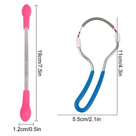 Face Epilator, Pack of 2 Hair Removal, Facial Hair Epilator, Manual Facial Hair Roller, Hair Removal, Spring Facial Hair Epilator Tools for Facial Hair Removal