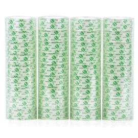 BOMEI PACK 36Rolls Crystal Clear Tape for Gift Wrapping, Transparent Tape Refills for Dispenser, Office Tape for Home and School, 3/4Inch x 1000 inch