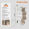 SEHAUSEU Tower Warmer Rack, 4 Bars Wall Mounted Electric Heated