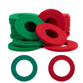 24 PCS Battery Terminal Anti Corrosion Washers, Anti Corrosion Battery Terminal Pads, Auto Fiber Shim Battery Terminal Protectors, Washer Gasket for Protecting Battery Terminal (12 Red and 12 Green)