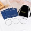 GBTBYS 3 PCS Best Friend Bracelet Heart Matching Sister Friendship