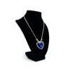 Titanic Blue Heart Necklace in Pouch
