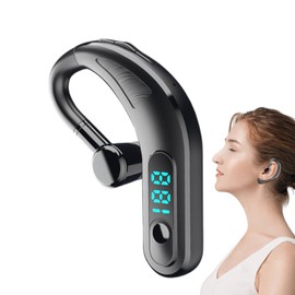 Wireless Earbuds Over Ear - Wireless Earbuds Noise Canceling Earphones,Sweatproof Headset, with LED Display Earhooks for Sports, Workout, Running, Long Playtime