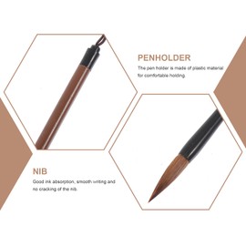 Operitacx 6pcs Writing Brush Japanese Calligraphy Brush Calligraphy Brush Pen Water Painting Brush Roller Blind Fittings Calligraphy Practice Brush Pen Nail Chinese Student Plastic