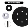 2pcs 150mm Soft Sponge Interface Pad for 6-Inch Sanding Discs,