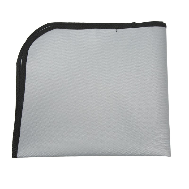 Picnic Fire Blanket Silicone Coated Glass Fiber Grey Filleted Corner