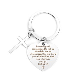 Yeeaulpa Religious Christian Gifts For Women Men Grandma Grandpa Graduation Birthday Inspirational Gifts For Her Him Women Men Bible Verse Keyring