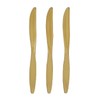 Fun Express - Metallic Gold Plastic Knives (50 Pc) -