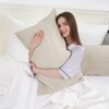PHF 100% Cotton Waffle Pillowcases King Size, 2 Pack Soft