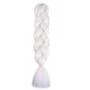 Braiding Hair White Braid Hair Extensions for Box Braids Hot