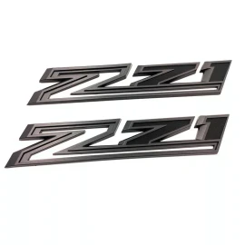 OEM 2PCS Matte Black 2019-2023 Silverado Z71 Emblem Badge 84632695 OEM Nameplate