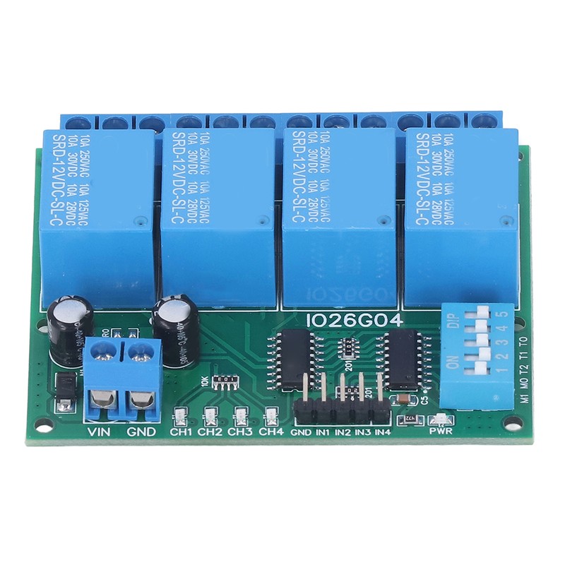 Relay Module 4 Channel Control Board Switch Controller DC 12V