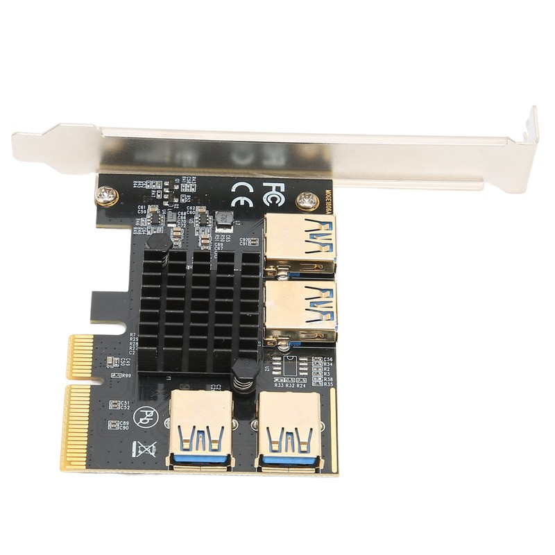 PCI‑E Riser Card PCI‑E X4 1 to 4 PCI Express