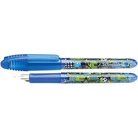 Schneider Schreibgeräte Füllhalter (Patronenfüllsystem) Zippi, M, blau-transparent mit Motiv Fische