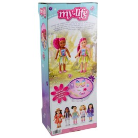 KIDSMATE TOYS INDUSTRIAL (SHENZHEN) CO. LTD. My Life as Elora Posable 18 Inch Doll, Pink Hair, Blue Eyes