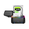 Dual Bay Hard Drive Duplicator/Cloner USB 3.0 to SATA I/II/III