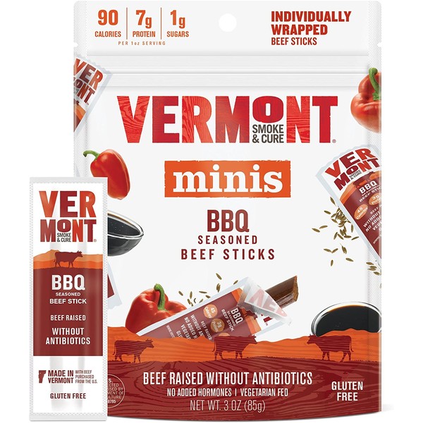 Vermont Smoke & Cure Abf Bbq Beef Sticks, 3 Oz