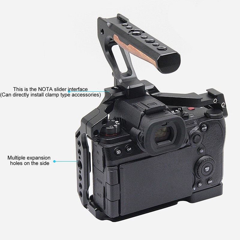 Full Camera Cage Aluminum Alloy Camera Cage Rig for S5