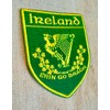 Erin Go Bragh Shield Embroidered Patch Irish Iron-On Ireland Clover