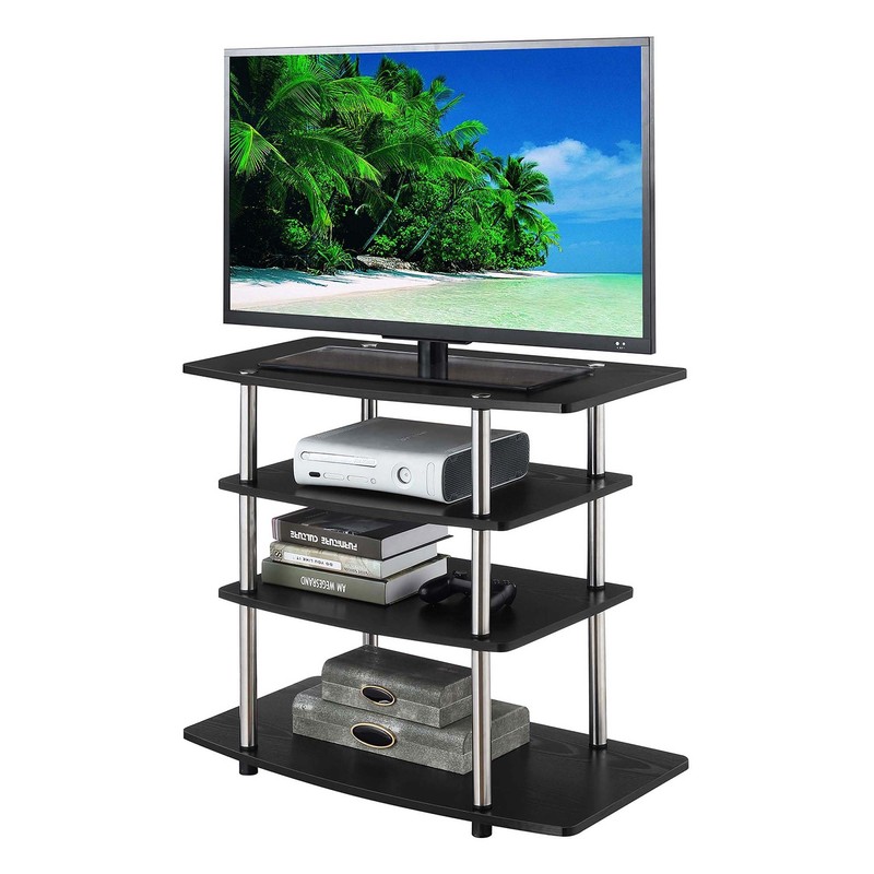 Convenience Concepts Designs2Go No Tools Highboy 4-Tier Stand 31.5" Entertainment