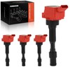 A-Premium (Red) Engine Ignition Coil Pack Compatible with Hyundai Elantra