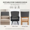 YUEKUNTJ 6Pcs Chair Back Covers, Dustproof Backrest Slipcover, 28×48cm Elastic