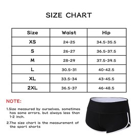Kipro Women's Cotton Span Jersey Active Short Leggings Runner Shorts Tights Black/White XS