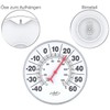infactory Wall Thermometer: Bimetal Thermometer for Indoor and Outdoor Use,
