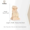 4 inch-W 2.4 inch-D 7 inch-H Wood Carved Corbels, Tchosuz