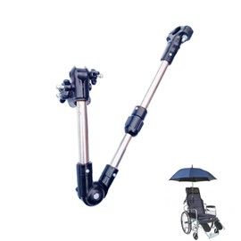 Umbrella Holder, Umbrella, Stable Holder, Highly Adjustable, 180° Return, Car, Stroller, Out, Rain or Sun, Convenient for Commuting to Work or School, Parasol, Outdoor Activities (Black)