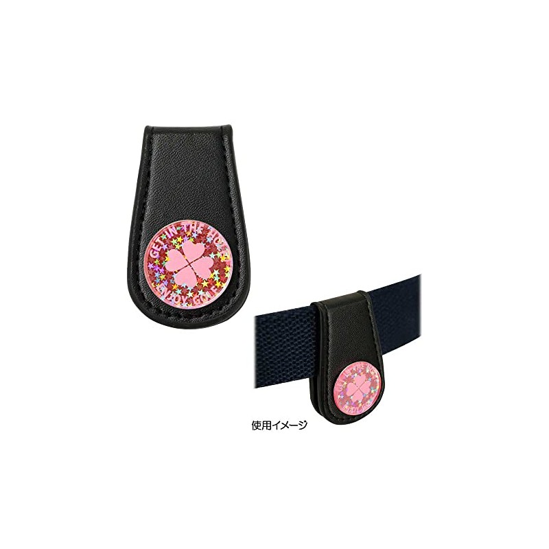 MARUA Golf Marker Light Collecting Marker Leather Belt (Magnetic Clip