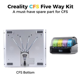 Creality CFS Five Way Kit Includes Scraper Tweezers Hex Screwdriver and Wire Cutter Brushless Motor for Multicolour 3D Printer with Automatic Filament System (0.35A, 24V, L11)