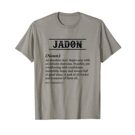 Mens JADON - Funny Phrase with Name Definition | Customized Men's T-Shirt