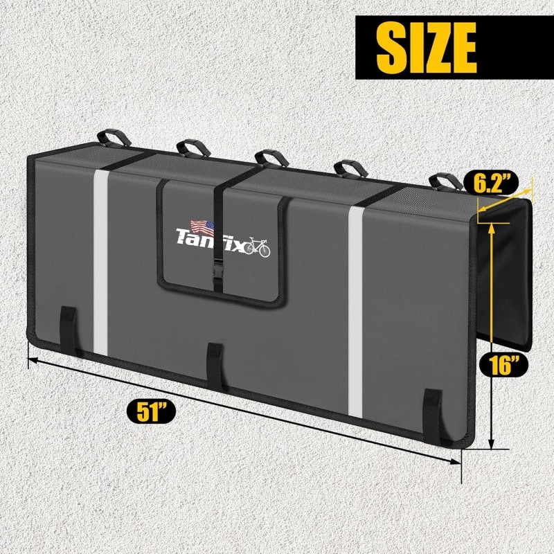 ‎Tanfix ‎Tailgate Pad, Pickup Truck Tailgate Protector, ScratchResistant Tailgate Pad
