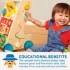 Battat – Wooden Activity Walker – 9 Educational Activities –