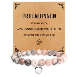 XiuSpark Friendship Gifts for Women, Gift Girlfriend Birthday Gift for Girlfriend Christmas Valentine's Day, Best Friends Gifts Birthday 20 30 40 50 60 70 80, Women's Bracelet Beads