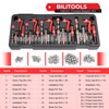BILITOOLS Helicoil Thread Repair Kit Metric, 131-Piece HSS Drill Heli