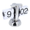 Vintage Digital Flip Down Clock Battery Powered Time Adjustable Stainless