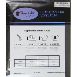 Threadart Black 10" x 12" Glitter Heat Transfer Vinyl Precut Sheets | 12 Sheets Bundle Pack | Glitter Colors | Compatible with Cricut Silhouette and Cameo | HTV