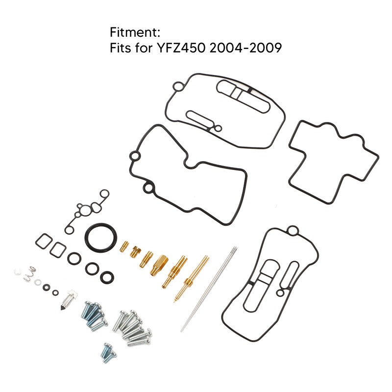 Carburetor Repair Kit Metal Rubber Carb Rebuild Overhaul Set for