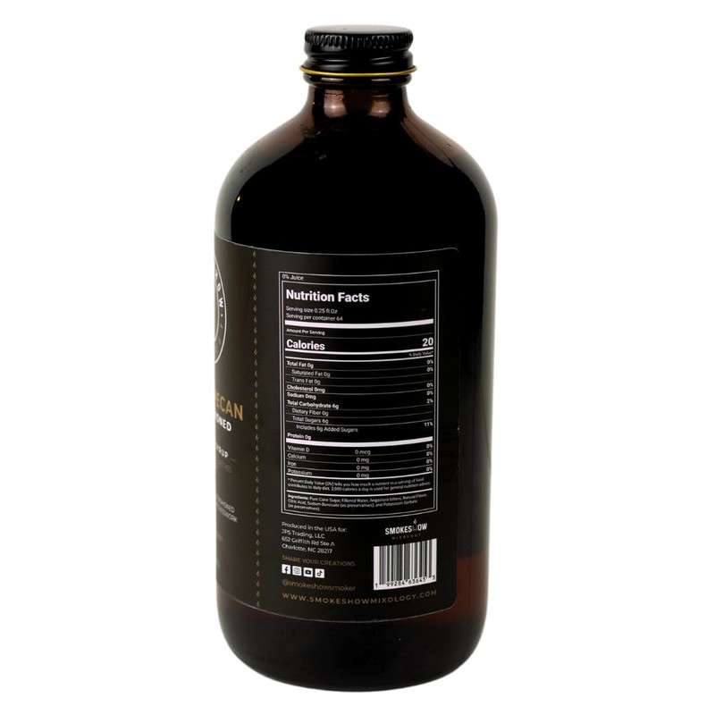 Smokeshow Cocktail Syrup - 64 Servings (16 oz, Old Fashioned)