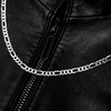 Quadri -925 Sterling Silver 5MM Figaro Link Chain Necklace 16-30