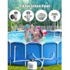 POOLHACKER Pool Filter Part Kit Set (Plunger Valve, Split Hose