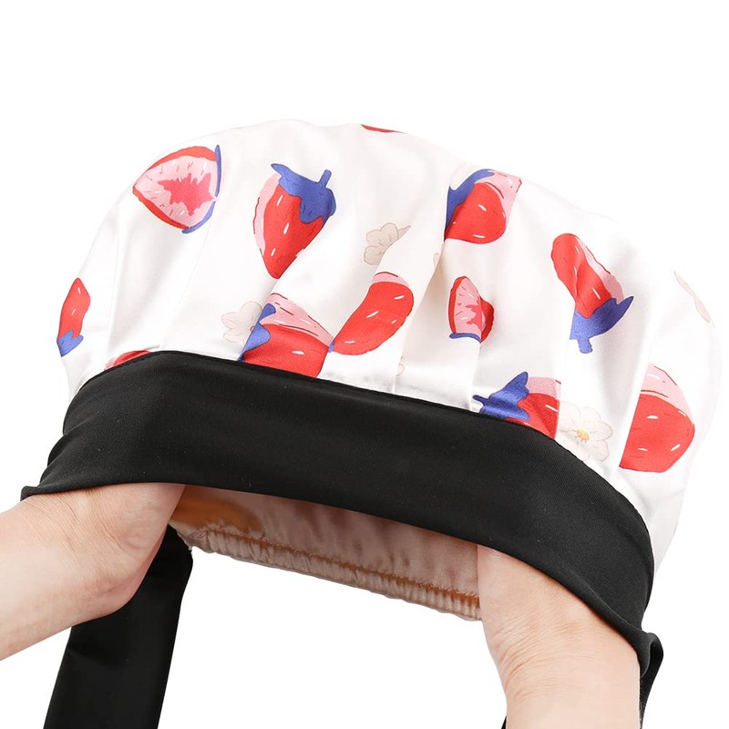 greatremy Gorro de seda ajustable para niños con lazo elástico
