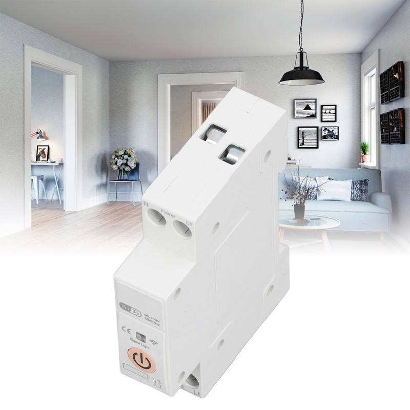 Din Rail Circuit Breaker Remote Control Smart WIFI Switch for