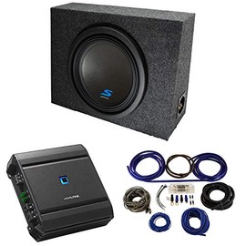 Universal Regular Standard Cab Truck Alpine S-W10D4 Type S Car Audio Subwoofer Custom Single 10" Sub Box Enclosure Package New