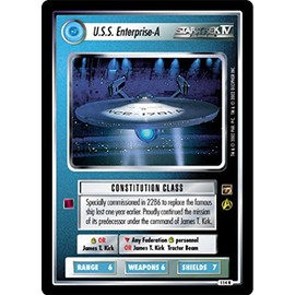 Decipher Star Trek CCG 1E TMP Motion Pictures USS Enterprise -A 114R+