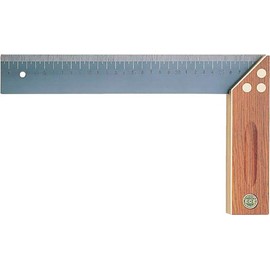 ECE 410-300 Precision Framing Square with Miter, 0 V, Brown/Silver, 300 mm