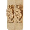 Cabinet Faceplate Brass Material Elegant Retro Botanical Pattern Decorative Chinese