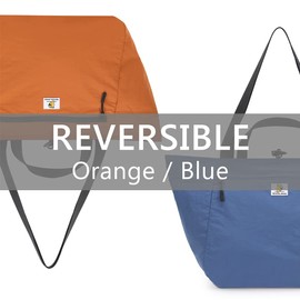 VanFn Duffle Bags, Women Sports Gym Bag, Foldable Travel Totes Duffel Bag, Outdoor Weekend Bag, Lightweight Luggage Duffle Backpack, Shoulder Handbag for Men, P.Travel Series(Blue/Orange)